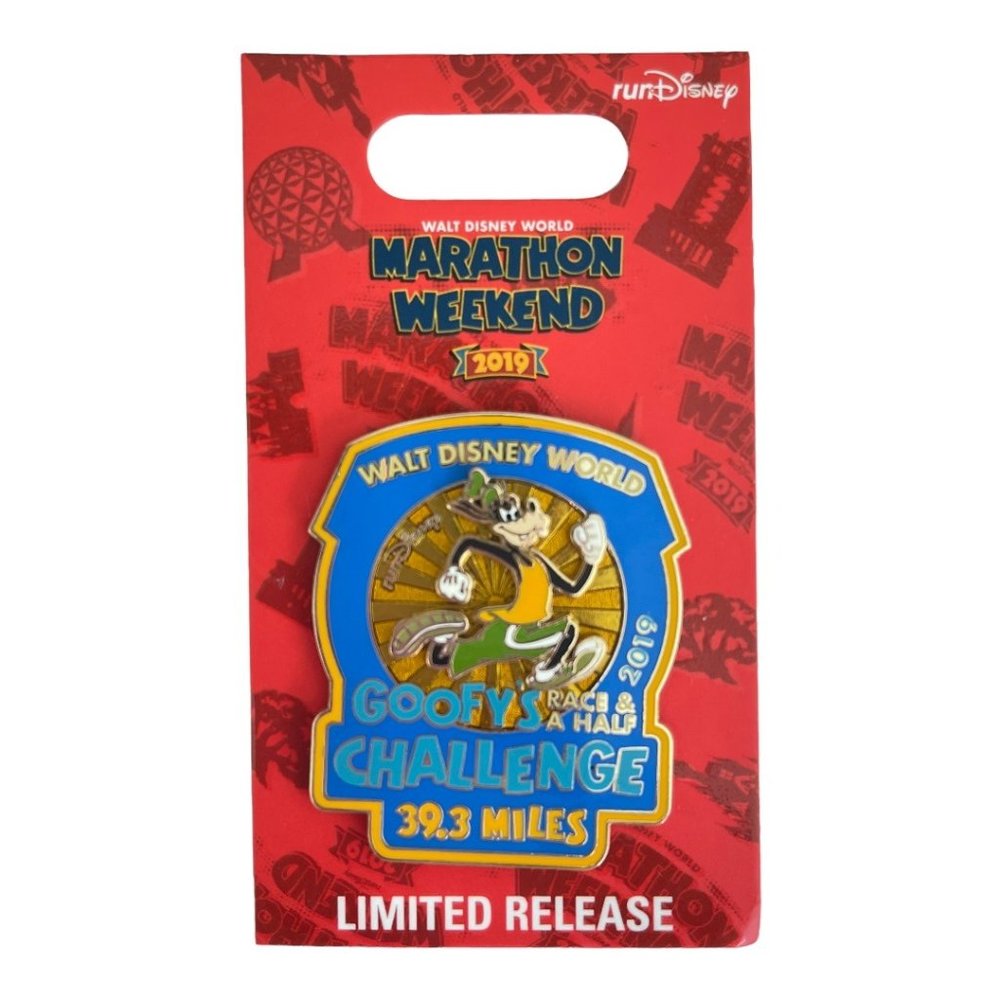 Walt Disney World 2019 Marathon Goofy Race and a Half Challenge Limited Pin